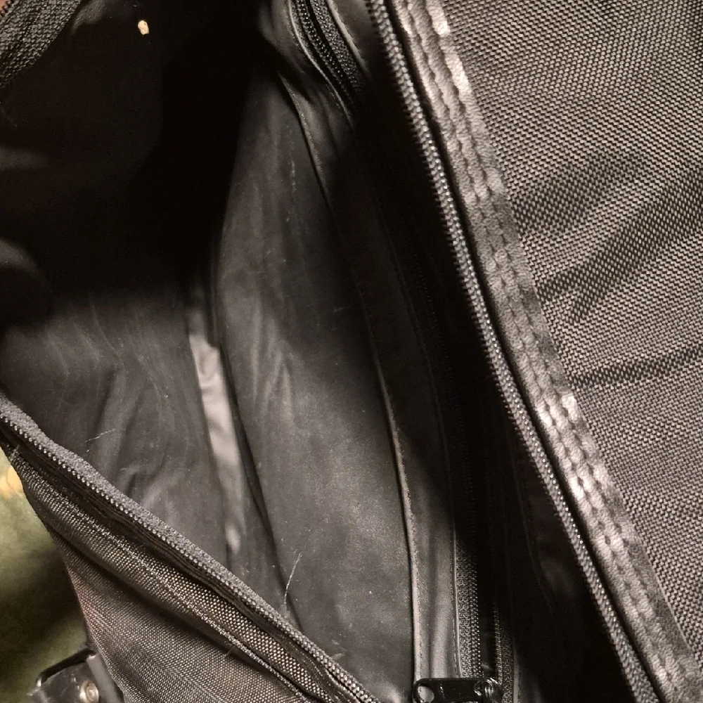 Harley-Davidson Black Messenger Satchel with Strap Accents